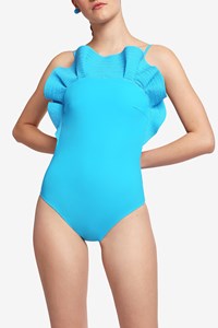 Ruffle Swimsuit front mobile