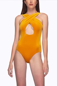 Cross Front Swimsuit front mobile