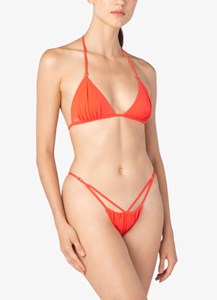Halter String Bikini Swimsuit front mobile