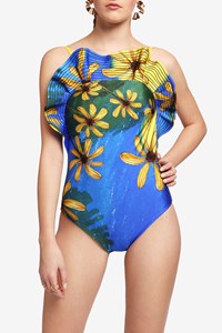 Ruffle Swimsuit front mobile