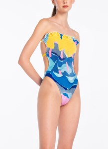Strapless Swimsuit front mobile